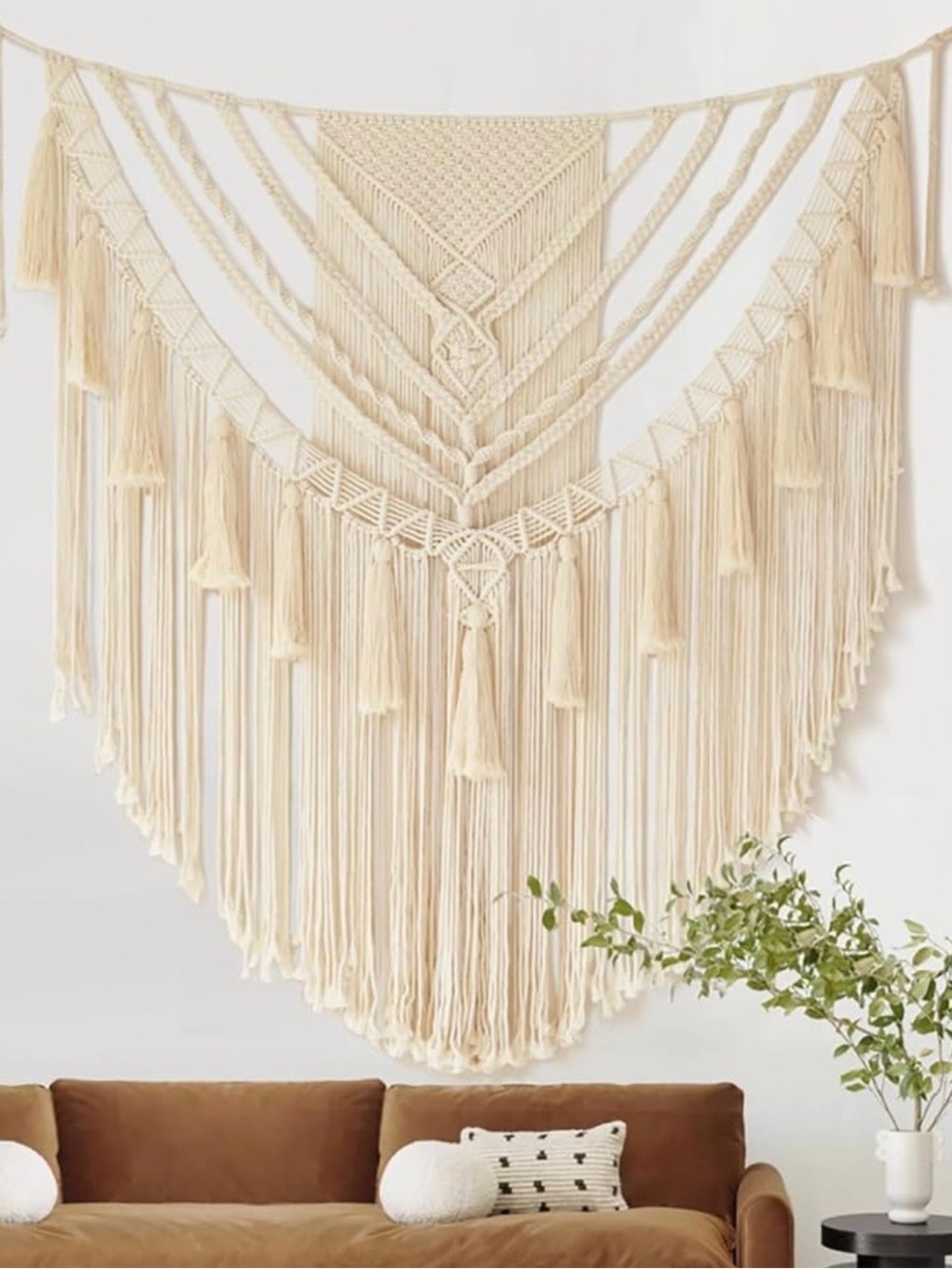 Boho Woven Macramé Wall Hanging Home Wall Decor